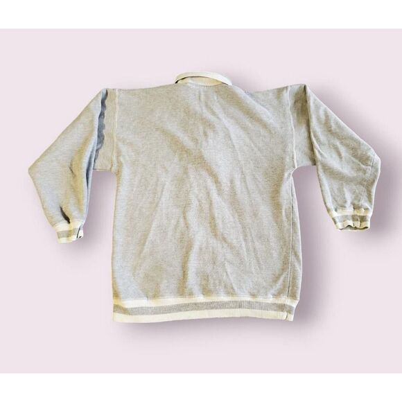 COCA COLA Winter Sports Collared 1/4 Zip Sweatshirt 90s SZ Small | Rare Vintage - Picture 4 of 4